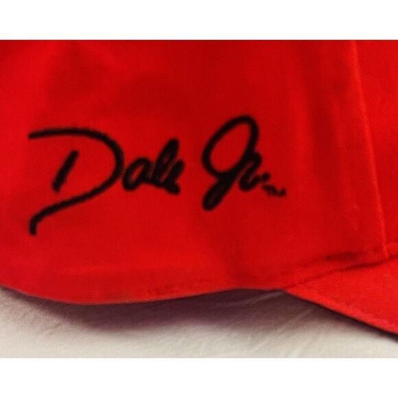 Dale Earnhardt Jr 8 Bud Budweiser Red Nascar Racing Cap SnapBack Winner's Circle - Picture 3 of 7